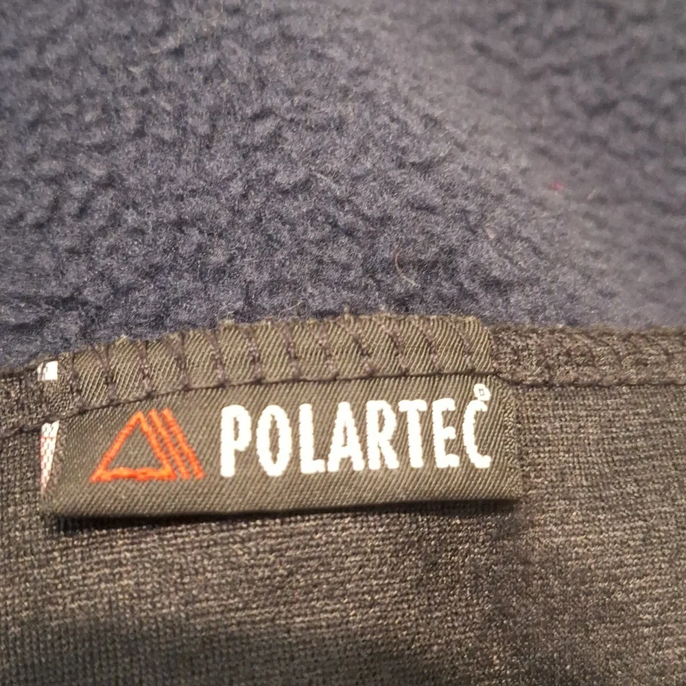 Vintage REI Navy Blue Polartec Fleece Full Zip Sweater Jacket L